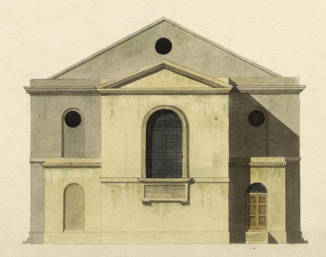 St Mary elevation of east end 1790.jpg